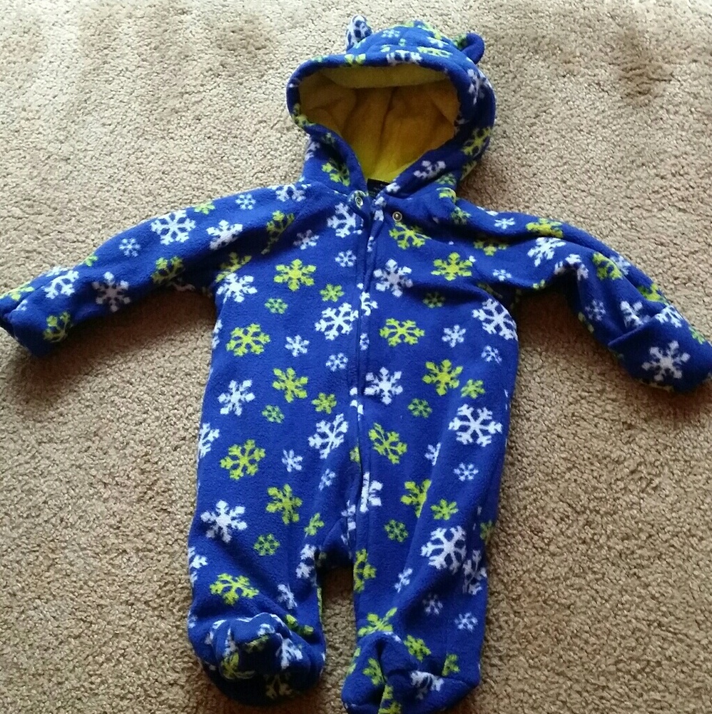 Baby winter bunting suit